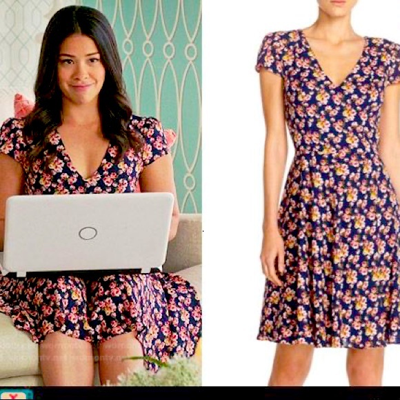 Betsey Johnson Dresses & Skirts - Betsey Johnson Floral Chiffon Fit & Flare Dress